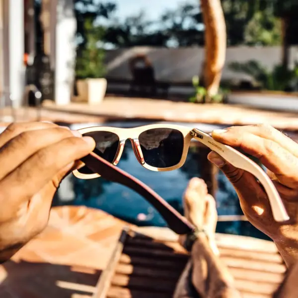 Canadian multi layer black maple wood sunglasses - Image 15