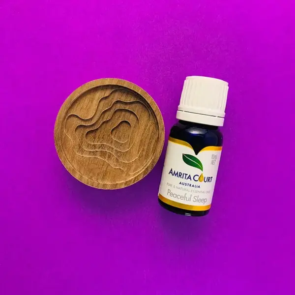 Peaceful Sleep+Wood Diffuser | Improve Sleep | Calming & Sedating | Essential Oil Combo - Image 2