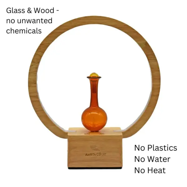 LUNA Eco-Friendly Nebuliser | Ringlight Waterless Aroma Diffuser | No Plastics Pure Essential Oil Diffusing - Image 2