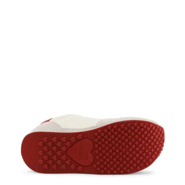 White Red Suede Sneakers - Image 4