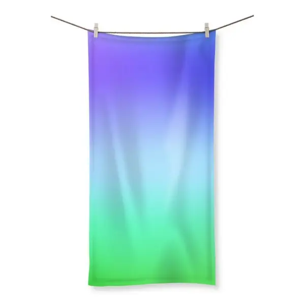 Abstract Gradient 10 Beach Towel - Image 2