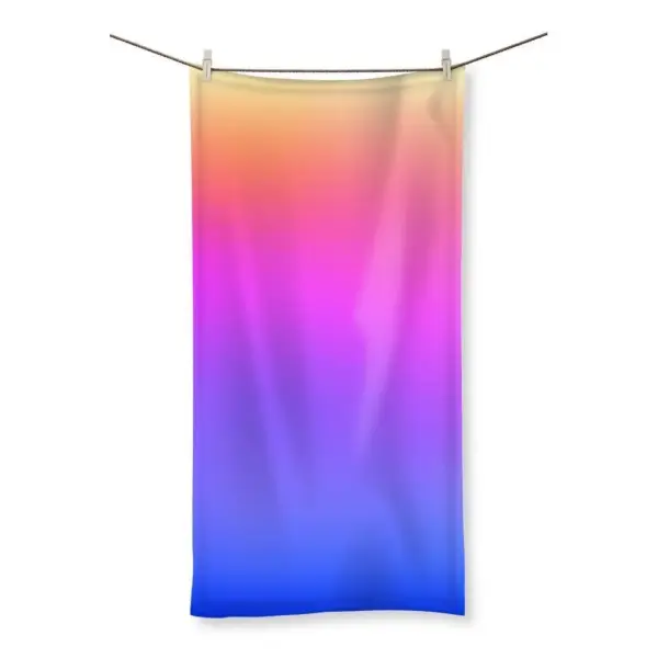 Abstract Gradient 3 Beach Towel - Image 3