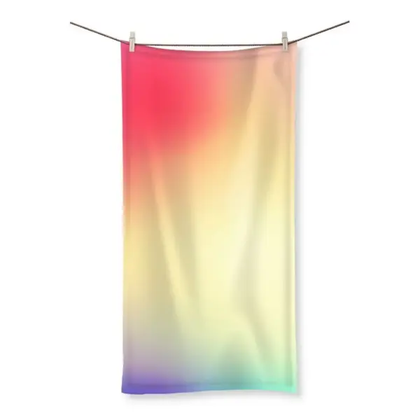 Abstract Gradient 5 Beach Towel - Image 3