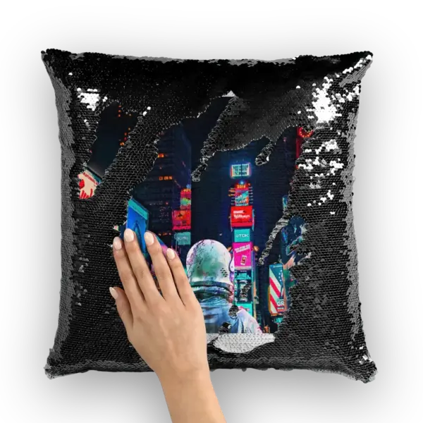 Another Night Sequin Cushion Cover - Image 2