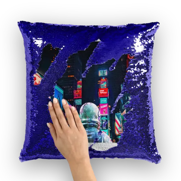 Another Night Sequin Cushion Cover - Image 5