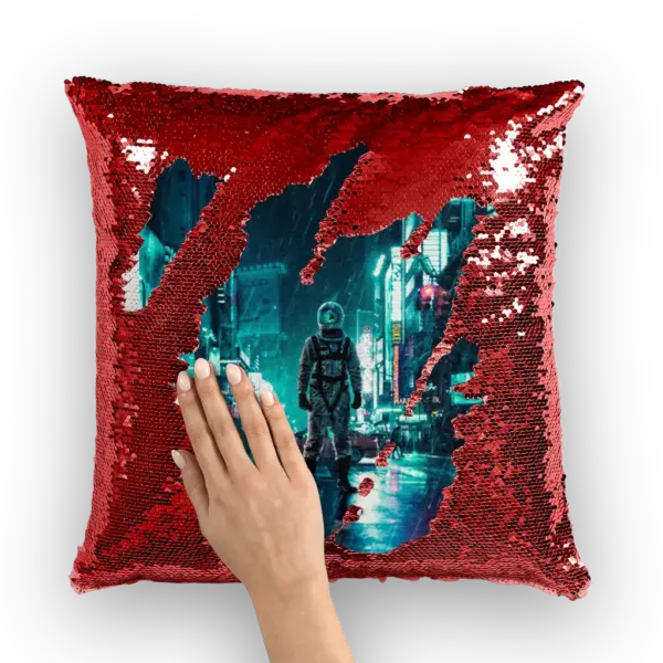 Another Rainy Night Sequin Cushion Cover - Image 3