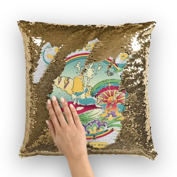 Day Dreamer Sequin Cushion Cover