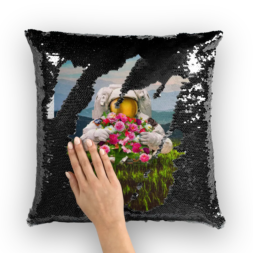Escape the Universe Sequin Cushion Cover - Image 2