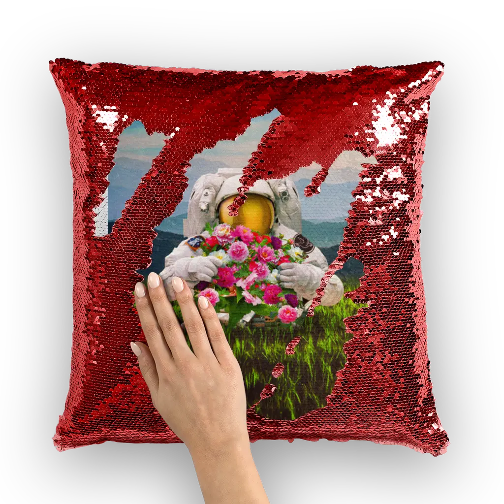Escape the Universe Sequin Cushion Cover - Image 3
