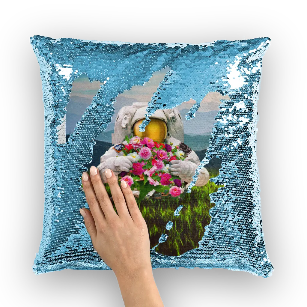 Escape the Universe Sequin Cushion Cover - Image 4