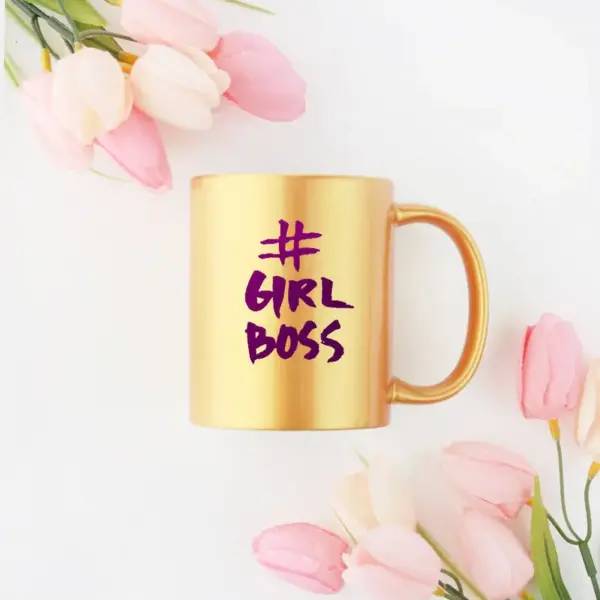 Girl Boss Gold & Silver Mug