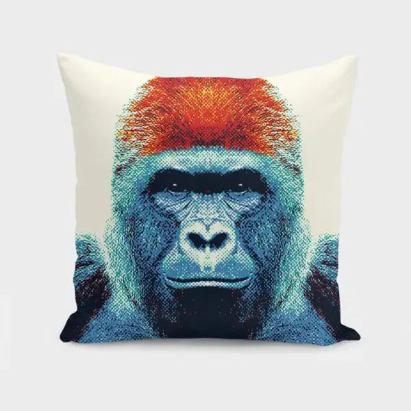 Gorilla - Colorful Animals Cushion/Pillow
