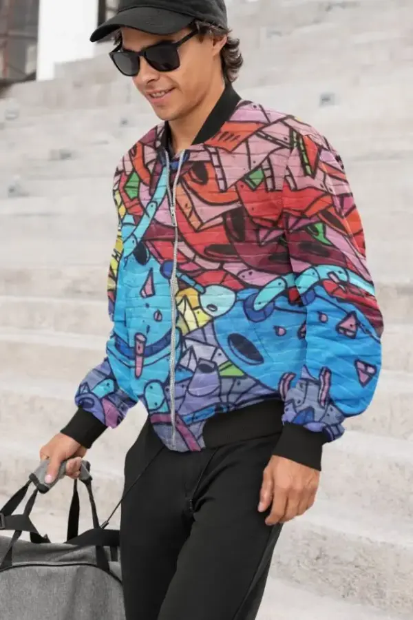 Graffiti Bomber Jacket