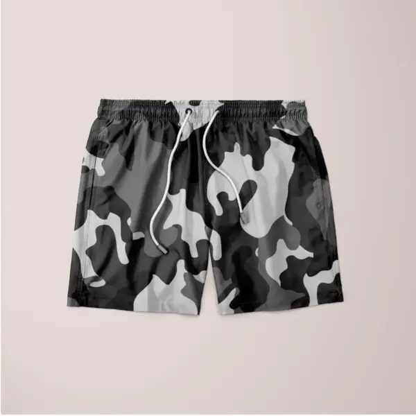 Grey Camo Shorts