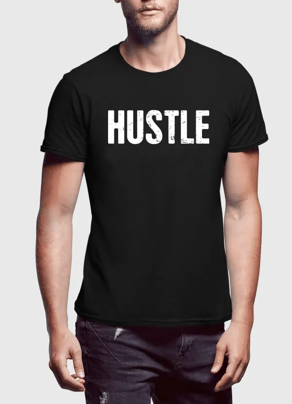 Hustle Half Sleeves T-shirt