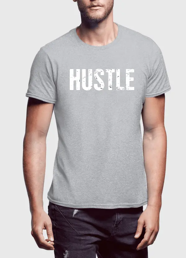 Hustle Half Sleeves T-shirt - Image 2
