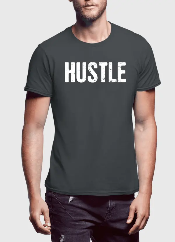 Hustle Half Sleeves T-shirt - Image 3