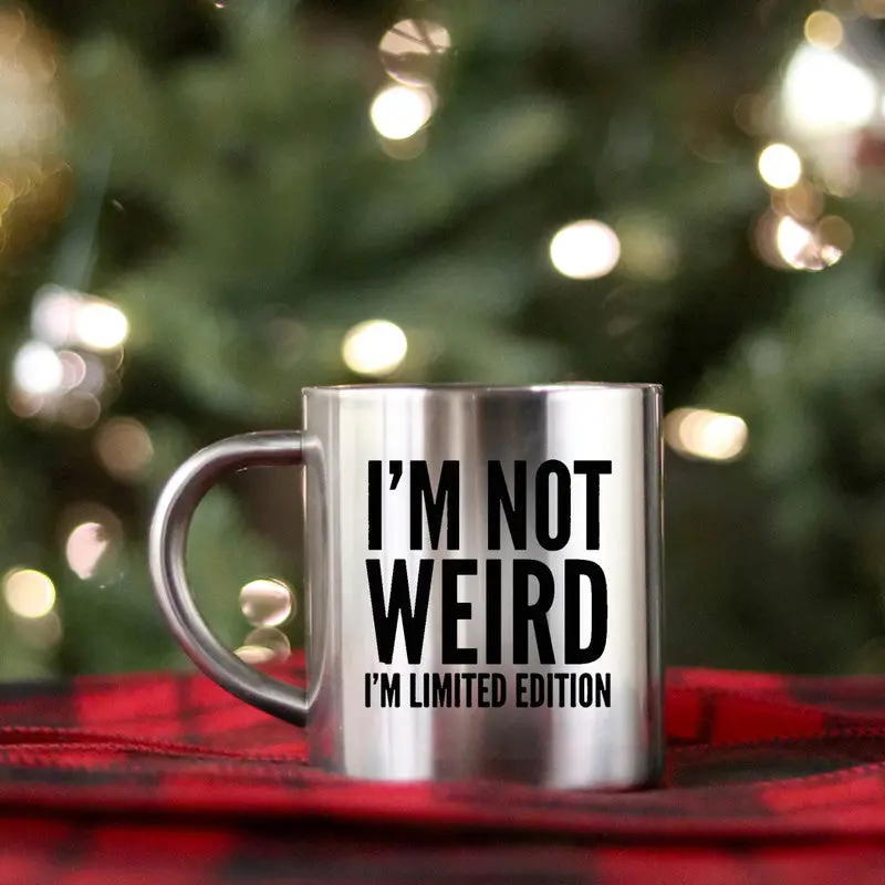 Im Not Weird Im Limited Edition Gold & Silver Mug - Image 2