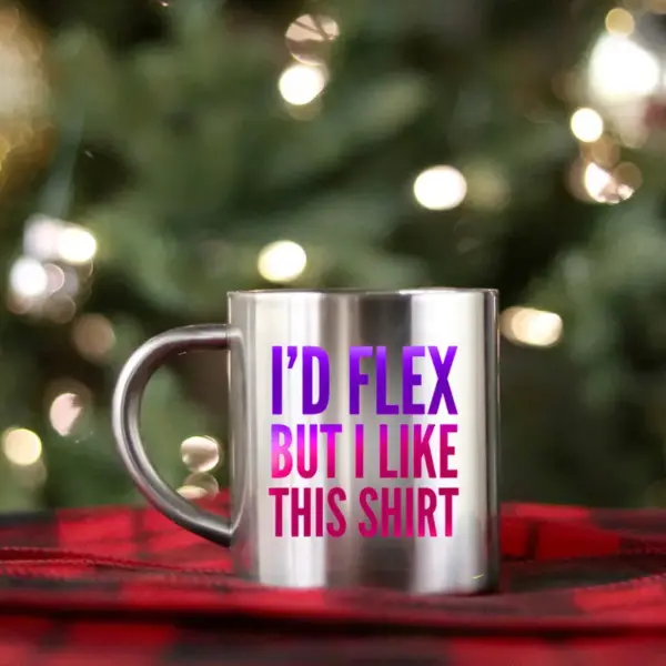 Id Flex But I Like This Gold & Silver Mug - Image 2