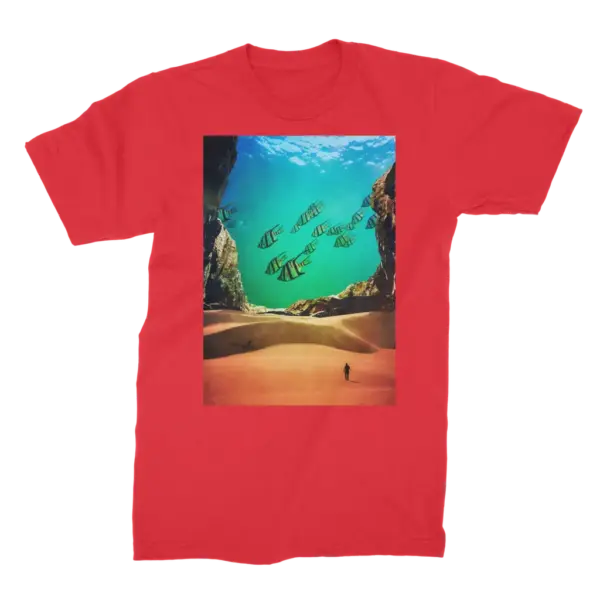 Inside the Cave Premium Jersey Men's T-Shirt - Image 6