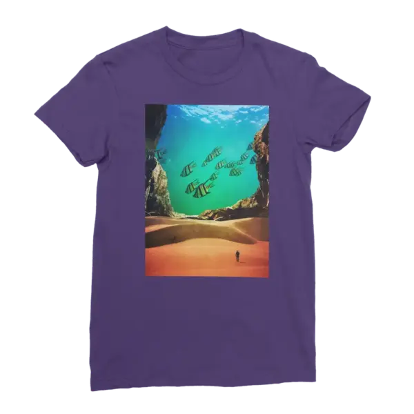 Inside the Cave Premium Jersey Women's T-Shirt - Image 4