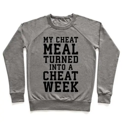 MY CHEAT MEAL TURNED INTO A CHEAT WEEK CREWNECK SWEATSHIRT - Image 2
