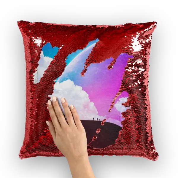 Not Quite There Yet Sequin Cushion Cover - Image 3