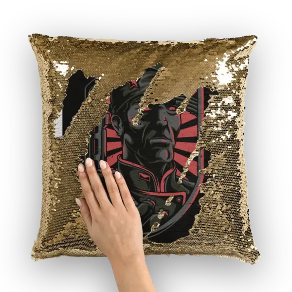 Patriot Sequin Cushion Cover