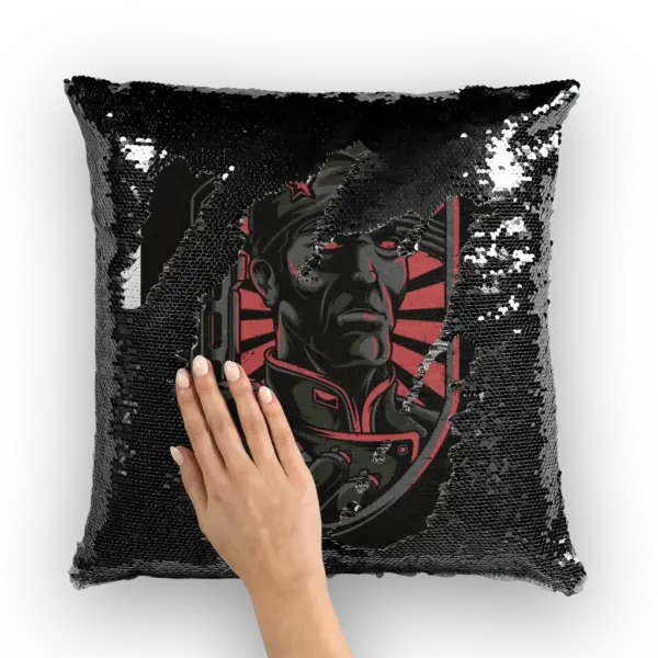 Patriot Sequin Cushion Cover - Image 2