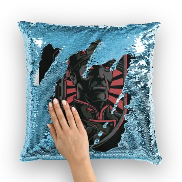 Patriot Sequin Cushion Cover - Image 4