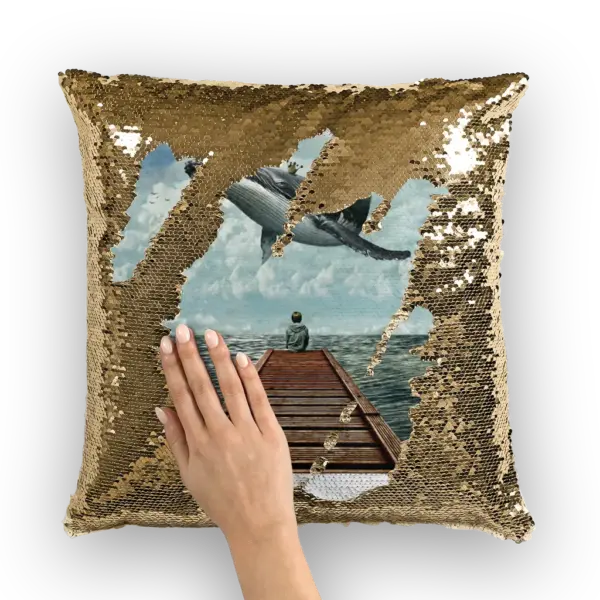 Pier Sequin Cushion Cover