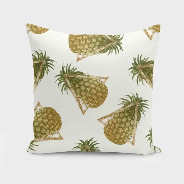 Pineapple and Triangles Cushion/Pillow