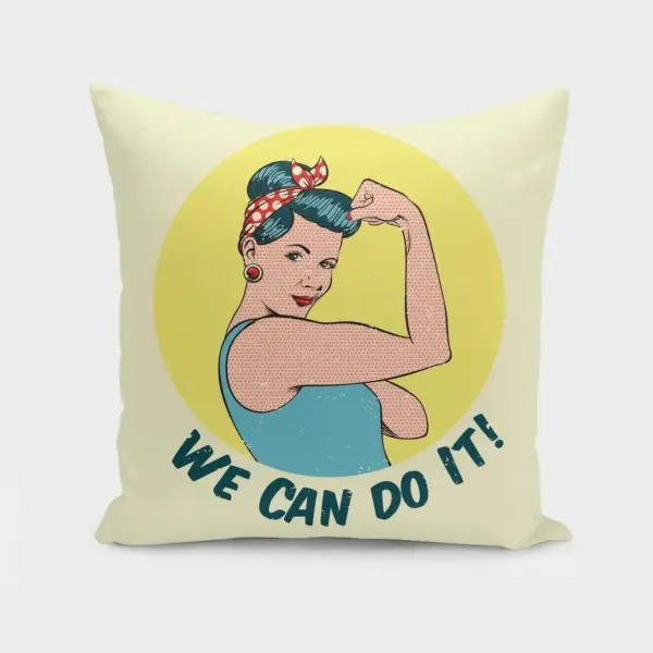 PINUP Girl We Can do It! Cushion/Pillow