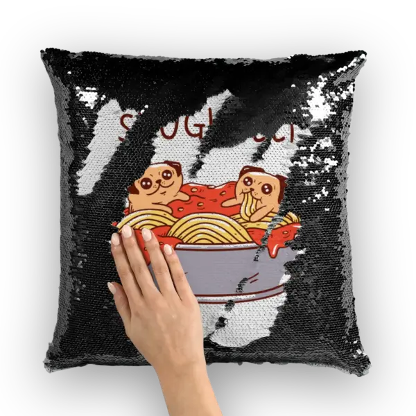 sPUGhetti Sequin Cushion Cover - Image 2