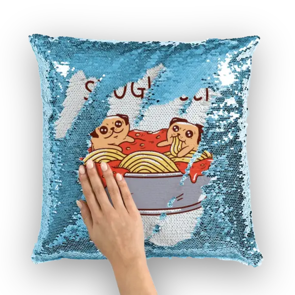 sPUGhetti Sequin Cushion Cover - Image 4