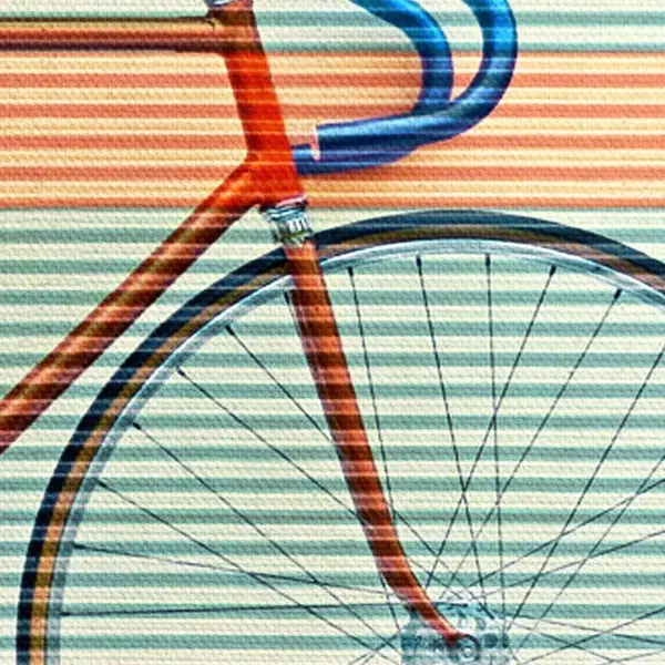 Standard Striped Bike Cushion/Pillow - Image 2