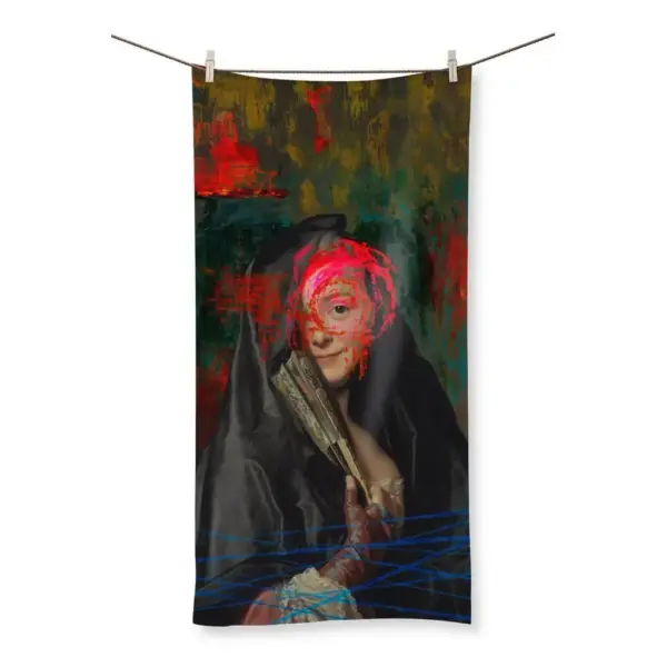 Vandalism Beach Towel - Image 3