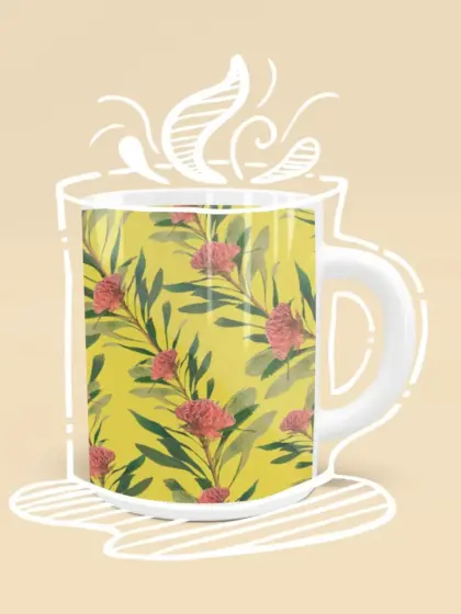 Vintage Flowers Mug