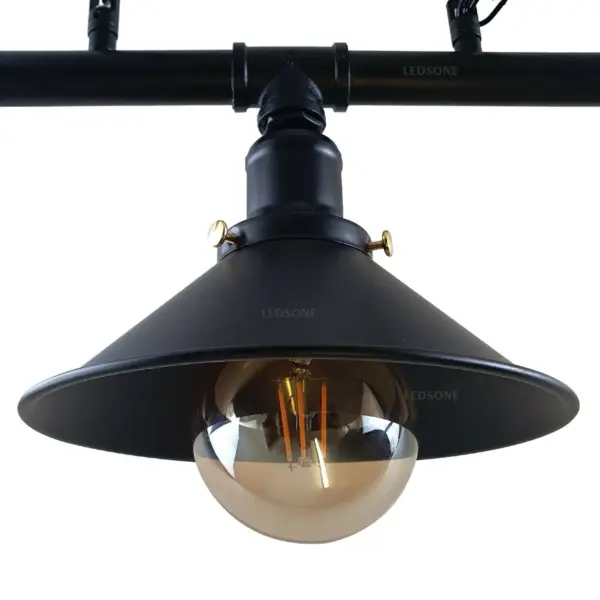 Industrial 3 Way Pendant Pipe Light Farmhouse Pipe Lighting Hanging Light Fixtures~1159 - Image 9