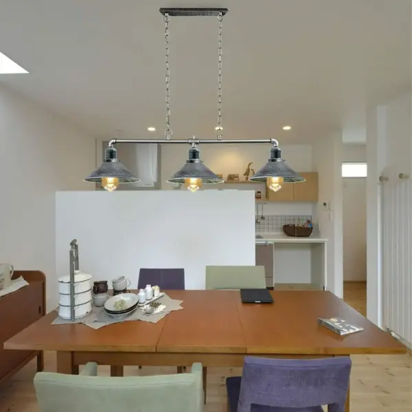Industrial 3 Way Pendant Pipe Light Farmhouse Pipe Lighting Hanging Light Fixtures~1159 - Image 18