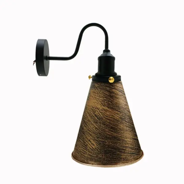 Industrial Wall Sconce Retro Wall Light Cone Lamp Shade E26 Socket Home Farmhouse~1166 - Image 8