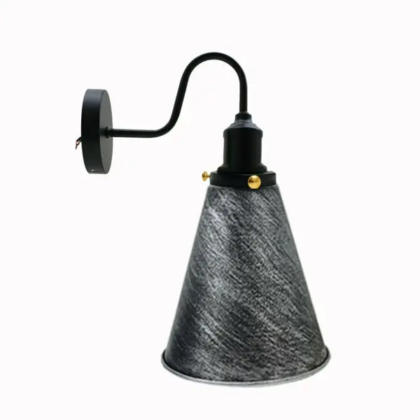 Industrial Wall Sconce Retro Wall Light Cone Lamp Shade E26 Socket Home Farmhouse~1166 - Image 11