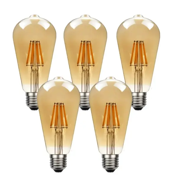1/3/5/10 Pack LED Bulb ST64 8W Warm White E26 Vintage Edison Bulb~1140 - Image 14