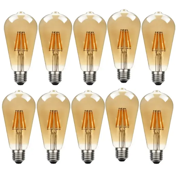 1/3/5/10 Pack LED Bulb ST64 8W Warm White E26 Vintage Edison Bulb~1140 - Image 15