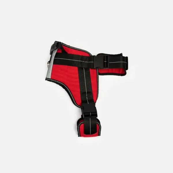 Heavy Duty Dog Harness Red | Adjustable, Durable & Reflective - Image 4