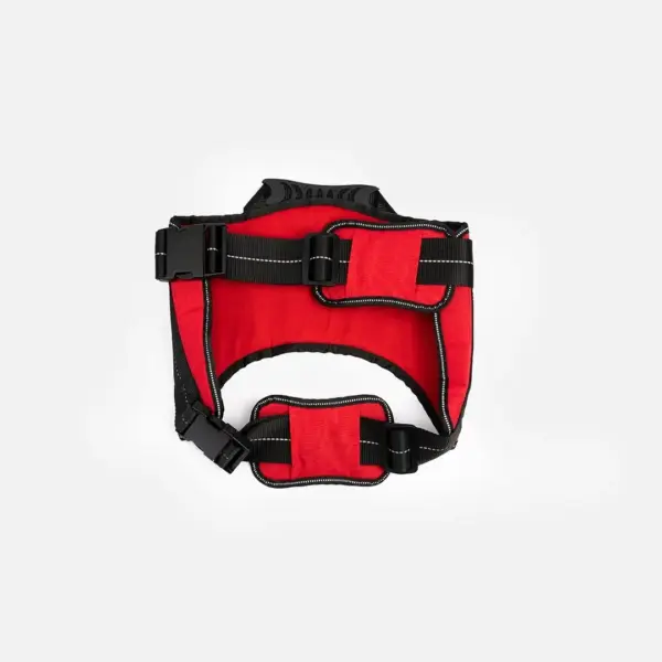 Heavy Duty Dog Harness Red | Adjustable, Durable & Reflective - Image 5