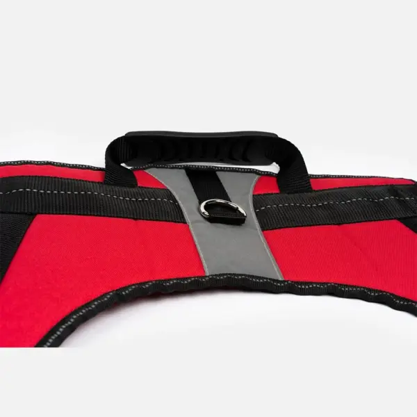 Heavy Duty Dog Harness Red | Adjustable, Durable & Reflective - Image 6