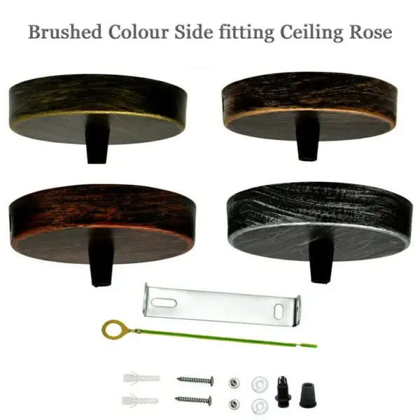 100mm Ceiling Rose Light Fitting Canopy Kit~1118 - Image 5