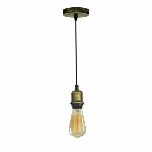 Vintage hanging Pendant light with Socket Lamp Holder~1122 - Image 5