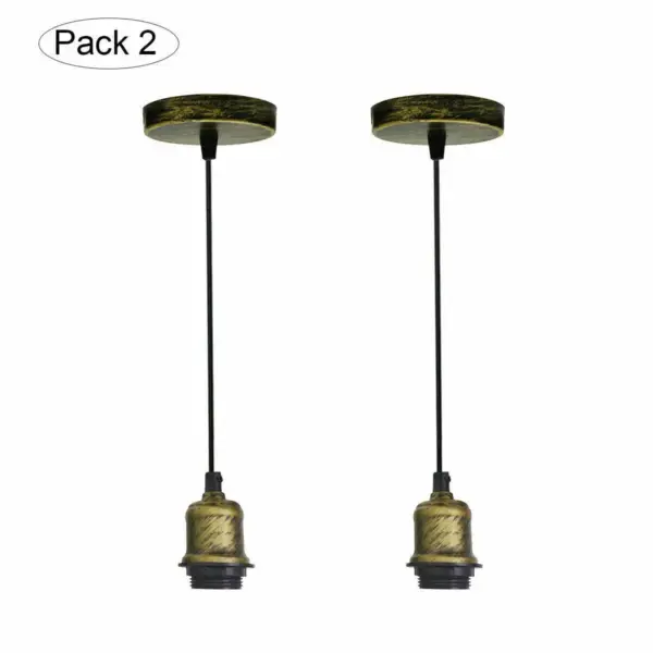 Vintage hanging Pendant light with Socket Lamp Holder~1122 - Image 6